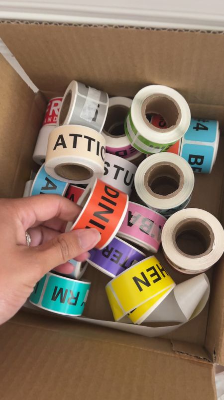 These color coded labels are ideal for packing and moving! #amazonfinds #movingtips #packinghack #movinghack 

#LTKHome #LTKFindsUnder50