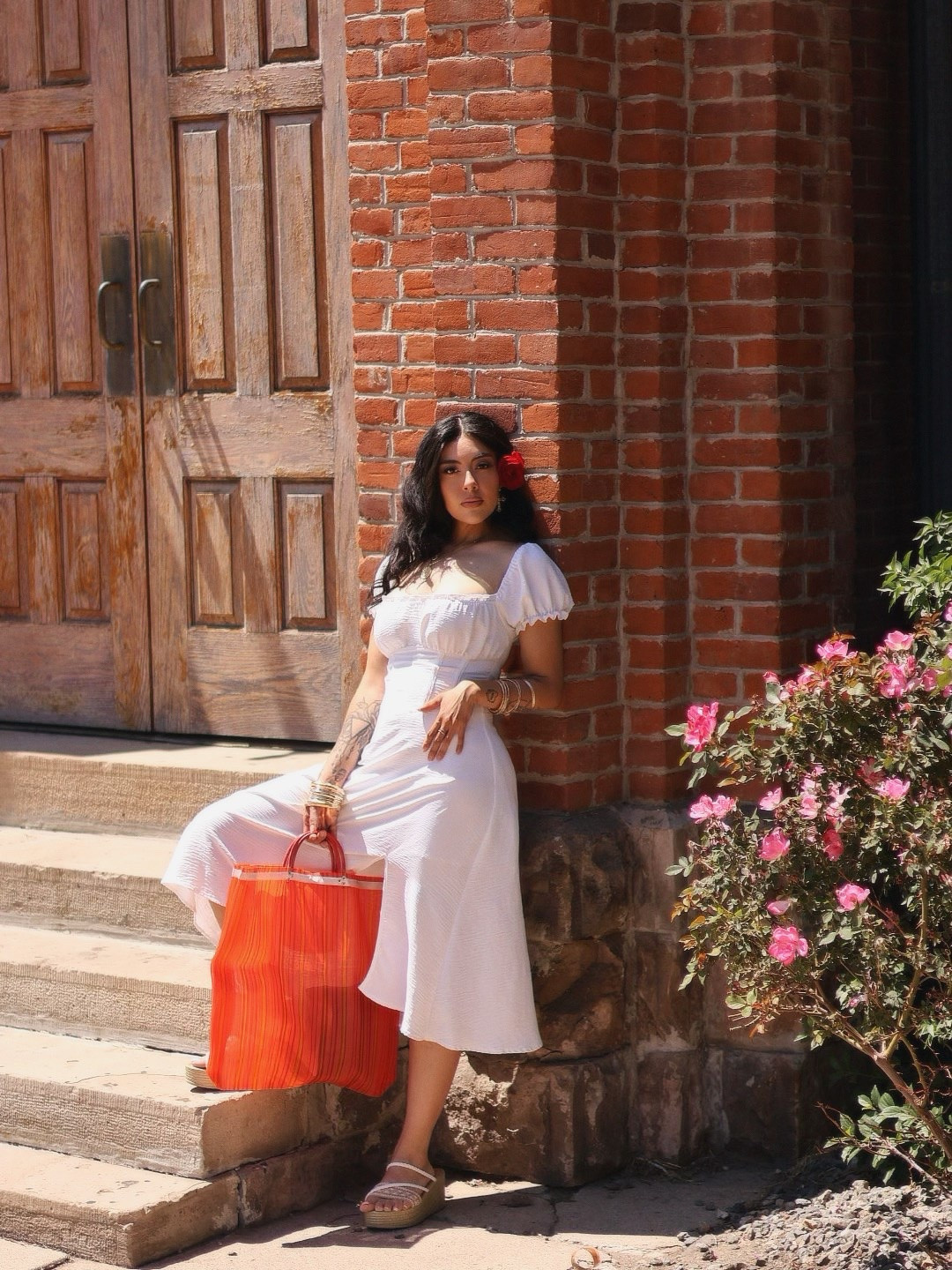 the white dress deserved her own moment 🤍

#LTKmomlife #LTKSeasonal #LTKPetite