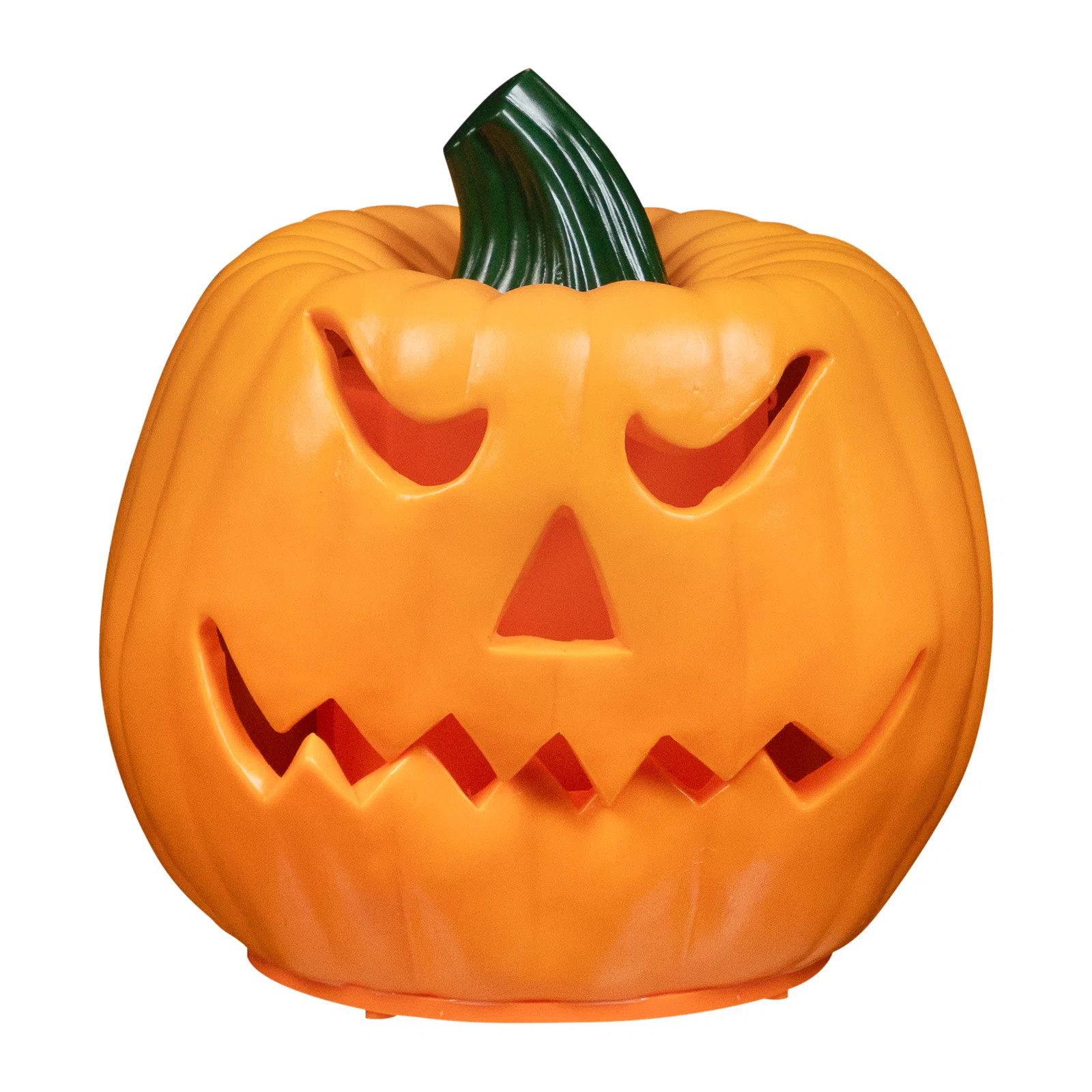 9.75" Orange and Green Animated Double-Sided Pumpkin Halloween Decor | Wayfair North America