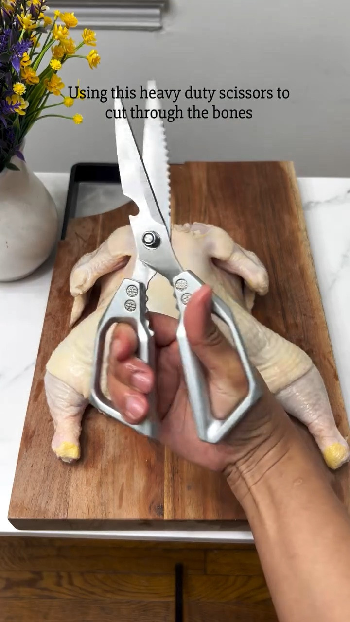Get @reshare_app • @designs_by_shadiek Write “SHOP” 

A part of our Jamaican cuisine is to “chop-up” chicken, primarily for curry chicken, brown stew chicken and stew chicken……and often times, the process can get a little messsy.,this pair of scissors gets the job done faster and so much cleaner. 💕💕

*****Hand wash only and oil after each use to avoid rust. Blades will need sharpening occasionally, just like knives do.

#LTKmomlife #LTKHome #LTKfoodie