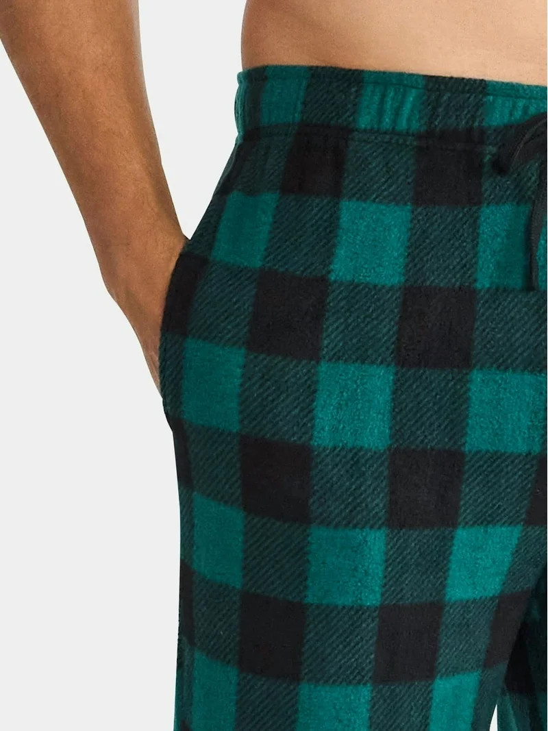 Holiday Time Men's Rolled Sleep Pants with Pockets, Size S-2XL - Walmart.com | Walmart (US)