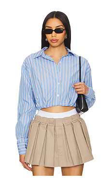 ALL THE WAYS Alexandra Top in Blue Stripe from Revolve.com | Revolve Clothing (Global)
