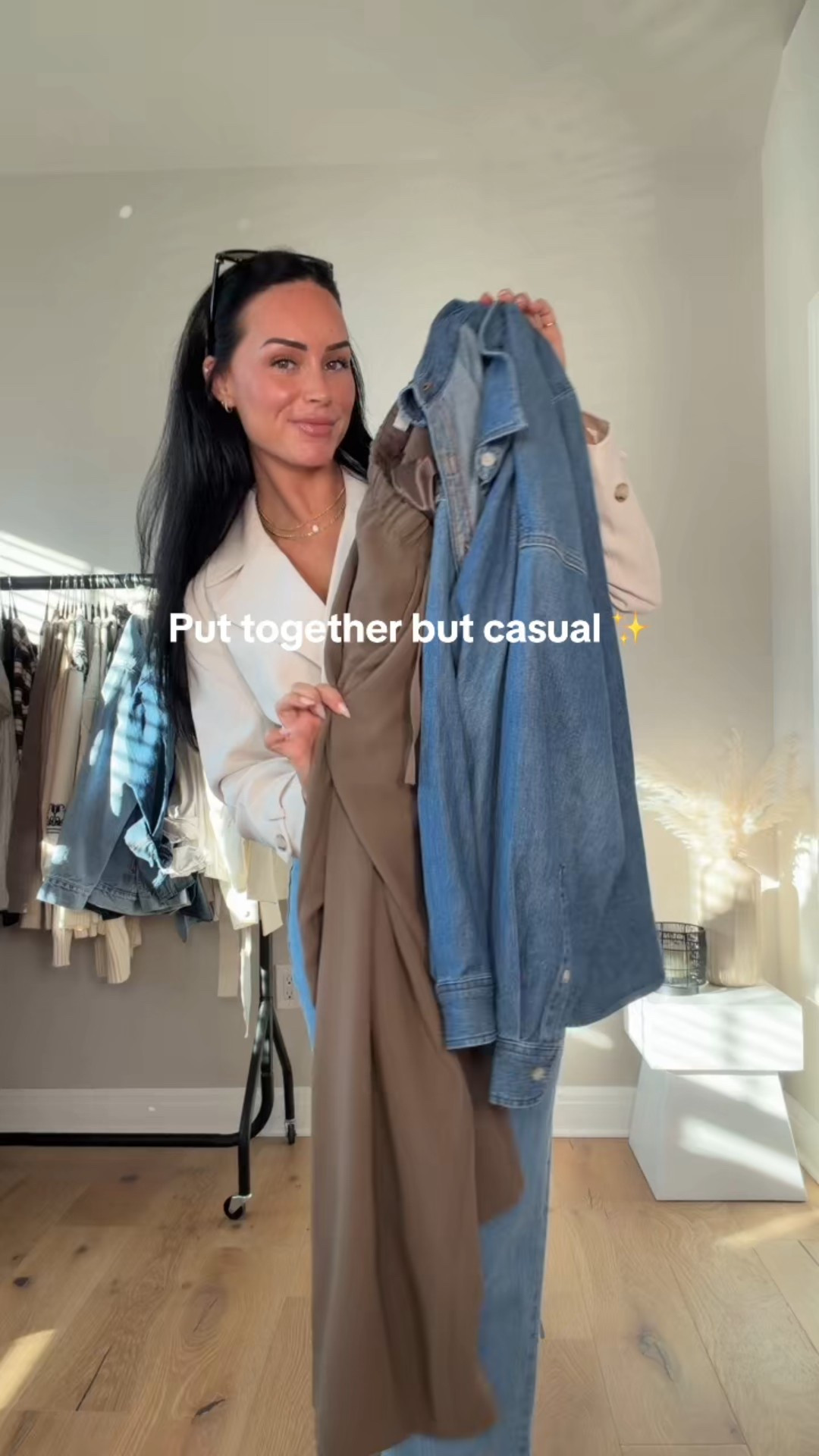 Put together but casual ✨

These are my favorite types of everyday outfits! These pants can easily be dressed up for a night out or worn to the office. I’ll have this outfit on my LTK in the outfit inspo section.

My sizing: 5’7”, 145 lbs, 32DD. Wearing size small in everything.

#LTKWorkwear #LTKootd #LTKgrwm