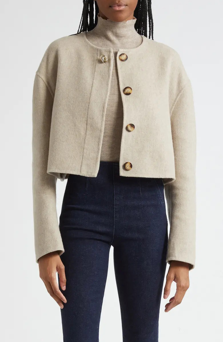 Philips Crop Wool Blend Jacket | Nordstrom