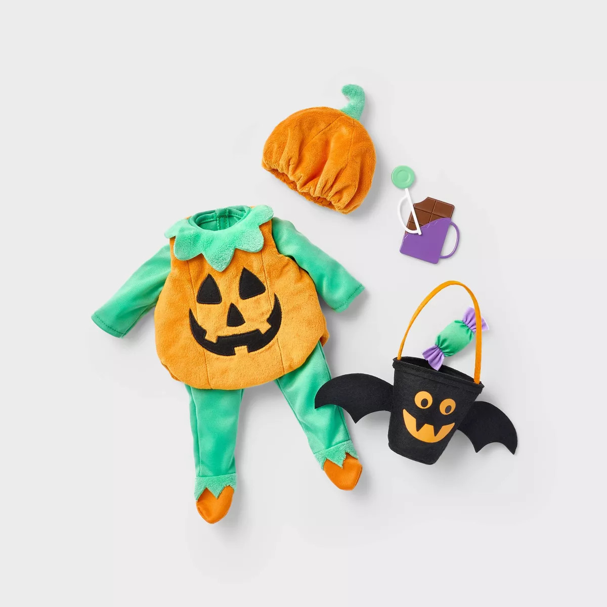 14" Baby Doll Pumpkin Outfit - Gigglescape\u2122 | Target