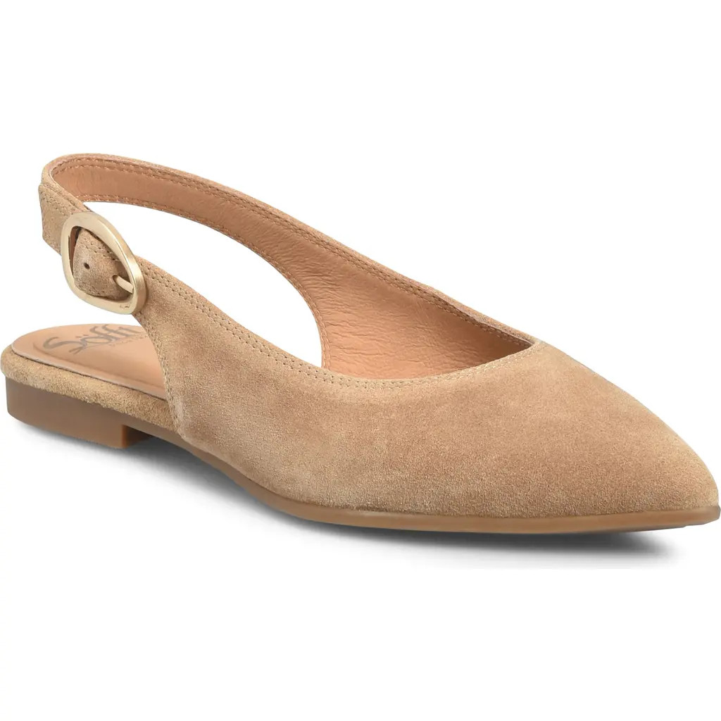 Söfft Marcella Slingback Pointed Toe Pump in Brandy at Nordstrom, Size 9.5 | Nordstrom