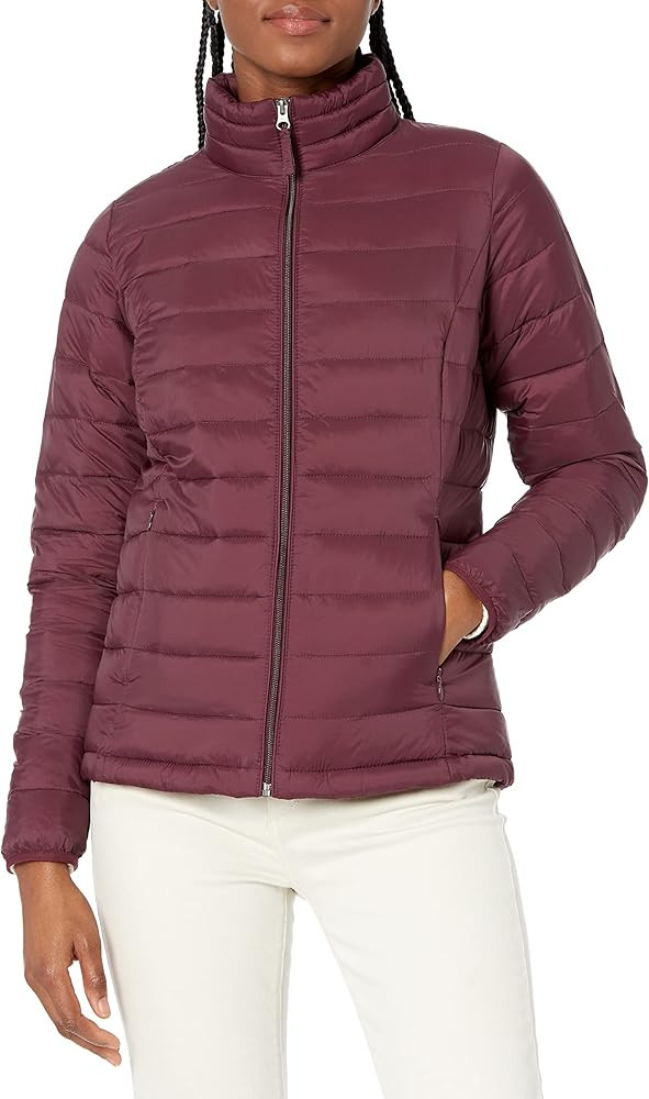 Amazon Essentials Women's Lightweight Long-Sleeve Water-Resistant Puffer Jacket (Available in Plu... | Amazon (US)
