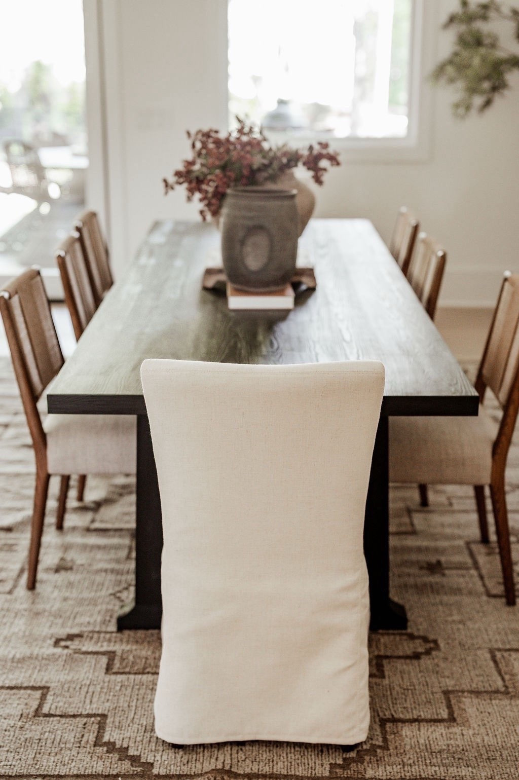 It all starts with a statement table — this dark wood piece anchors the space while contrasting beautifully with soft neutrals and textures. Proof that timeless design is all about balance.

Do you want to bring our dreamy Modern Classic style interior design into your own home? 🏡 You’re in luck! Reserve our Online Interior Design packages today -> https://porcheandco.com/edesign ✨
We can’t wait to work with you & design your home with #porcheandco

#porcheandco #modernclassicstyle #diningroomideas #neutralinterior #woodfurniture #modernclassicdecor #interiorstyling



#LTKvlog #LTKdayinmylife #LTKHome