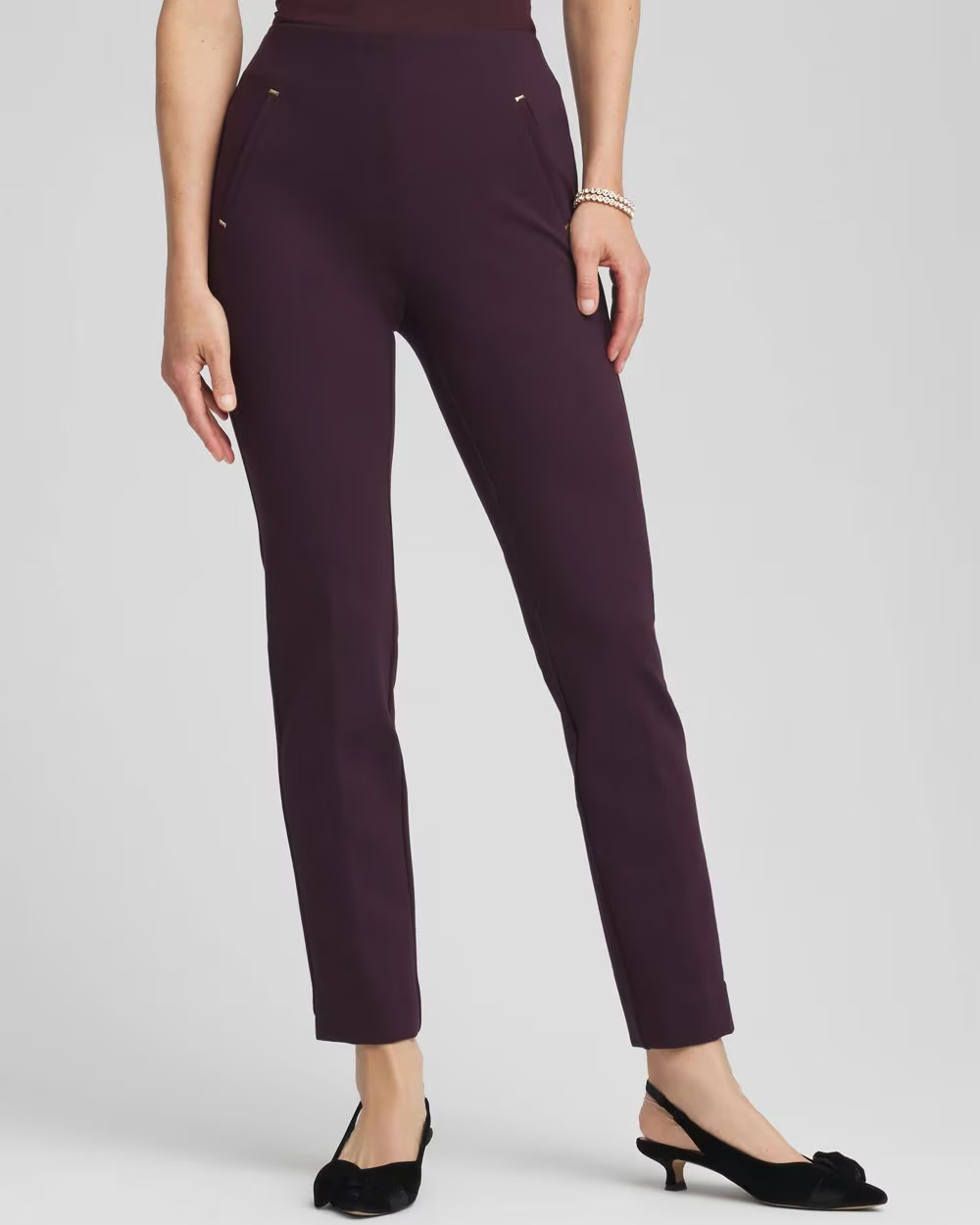 Juliet Slim Trim Detail Ankle Pants | Chico's