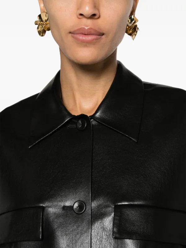 Nanushka Holleen Cropped Jacket - Farfetch | Farfetch Global