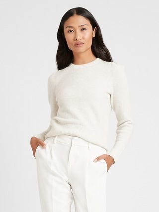 Puff-Sleeve Sweater | Banana Republic (US)