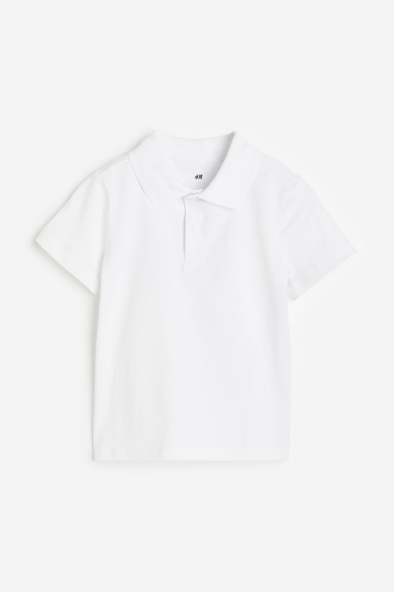 Polo Shirt - White - Kids | H&M US | H&M (US + CA)