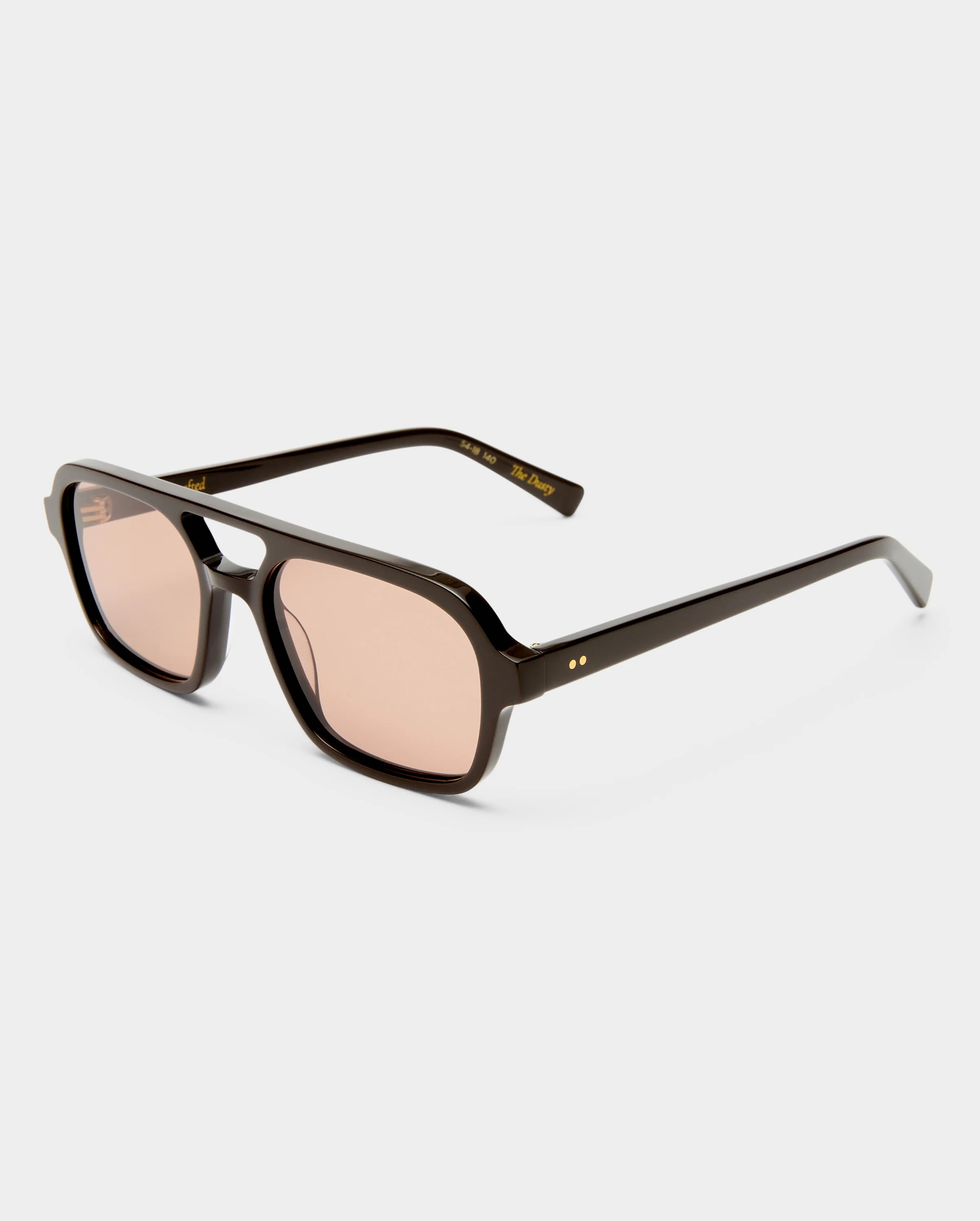 The Dusty Dark Chocolate Female Aviator Sunglasses | Luv Lou | Luv Lou