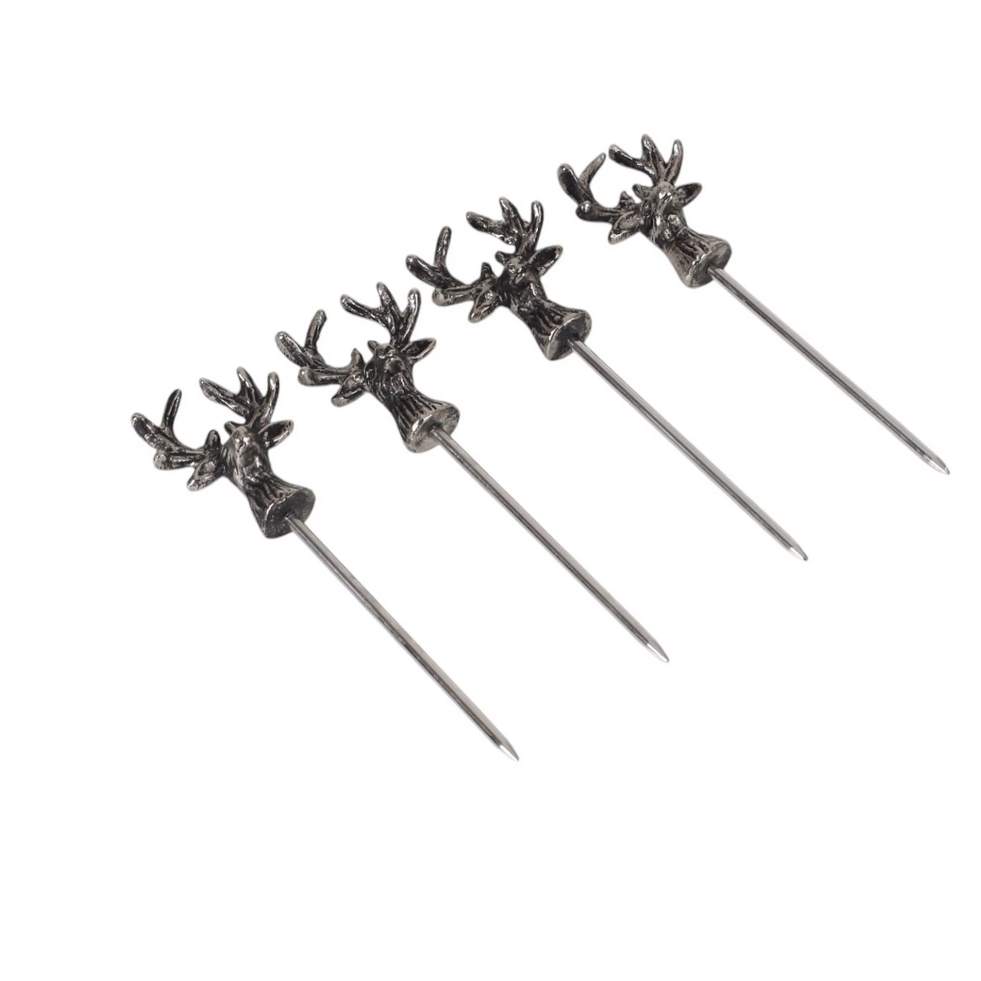 St. Nicholas Square® 4-pc. Woodland Stag Bar Picks Set | Kohl's