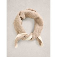 White Stuff Women's Textured Triangle Scarf - Natural, Natural,Red | Marks & Spencer (UK)