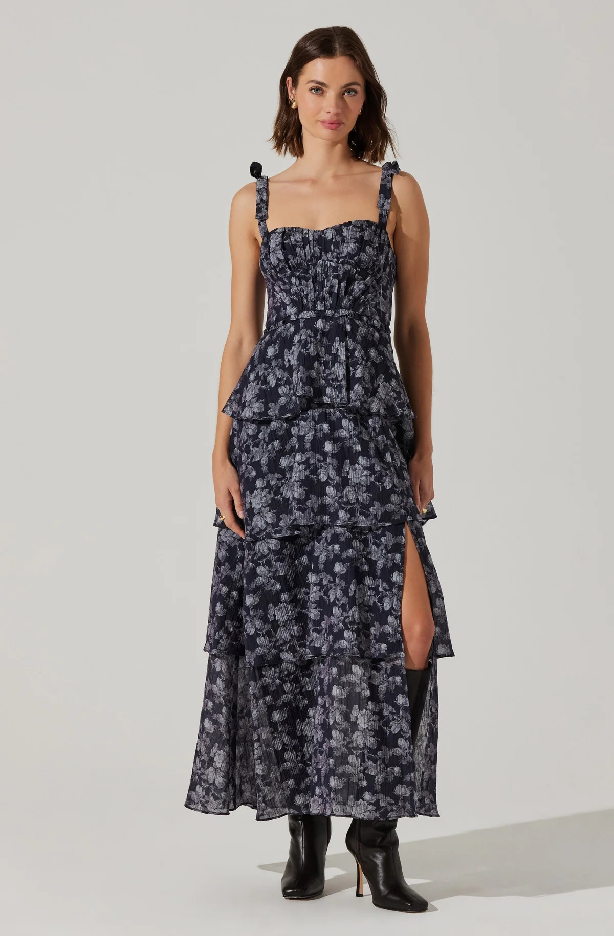 Mellorie Floral Tiered Maxi Dress | ASTR The Label (US)