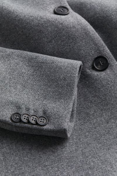 Single-breasted Jacket - Dark gray - Ladies | H&M US | H&M (US + CA)