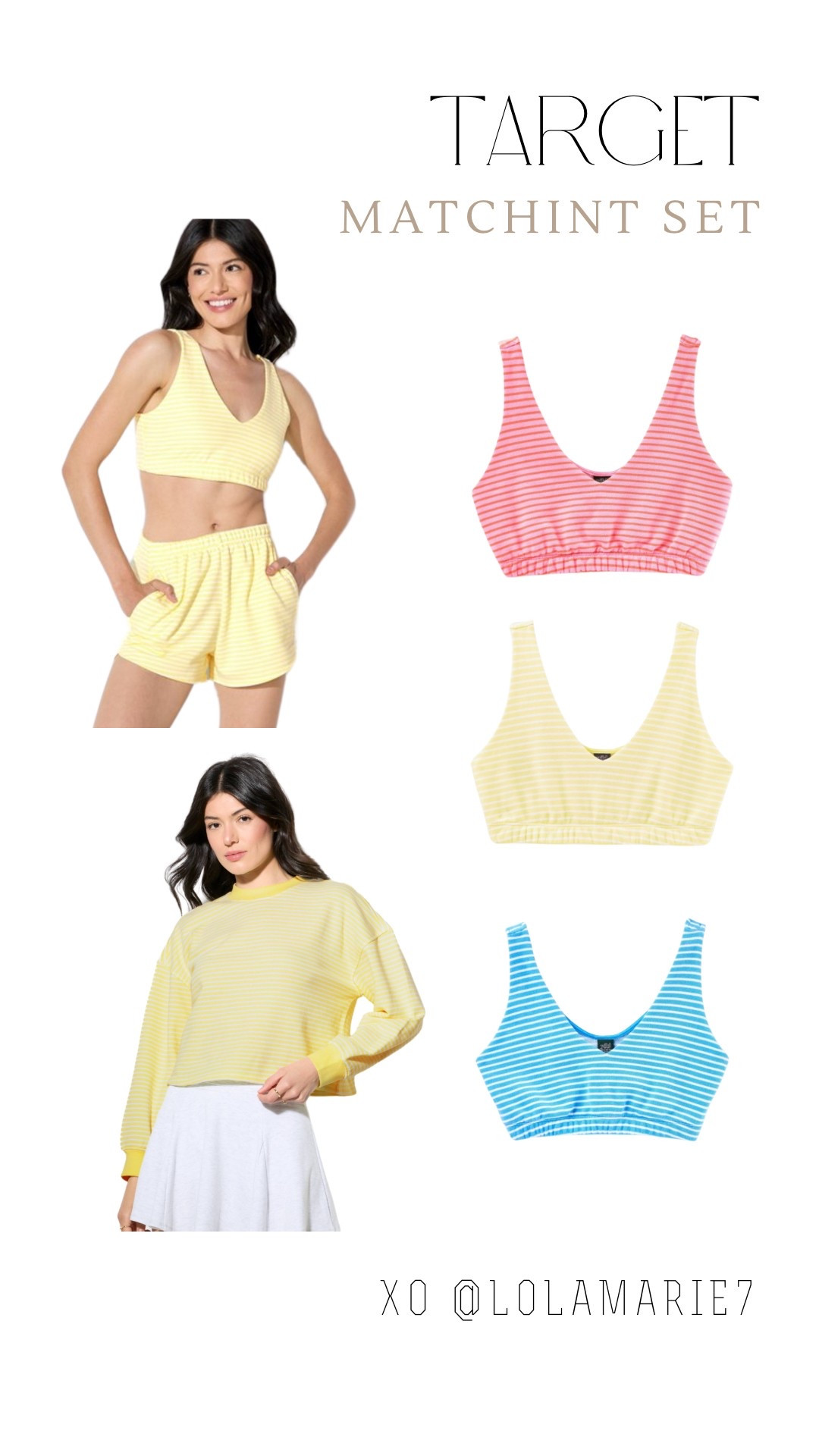 3 piece set new arrival set at target 🩷💛🩵

#target #matchingset #summerstyle

#LTKStyleTip #LTKSummerEdit #LTKFindsUnder50