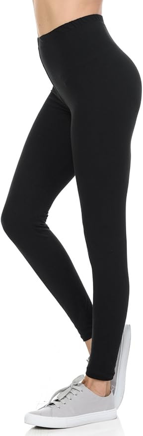 Leggings for Juniors & Teens Premium Soft Stretched ONE Size -Amazon Famous Buttery Soft Leggings | Amazon (US)