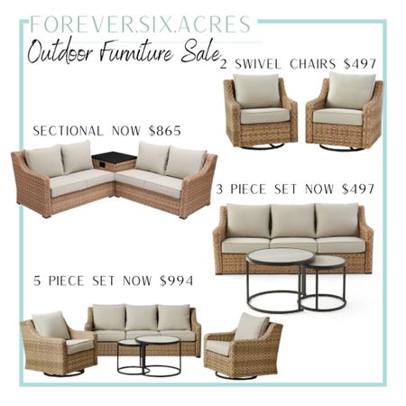 Viral outdoor furniture on major sale at Walmart!! We have the 3 piece and the three piece set! I’ve never seen the price so low before! Each set also comes with covers too! 

Outdoor furniture, back porch, sale , Walmart home, farmhouse, nesting coffee table, furniture set, sectional, sofa, swivel chair

#LTKhome #LTKSeasonal #LTKsalealert