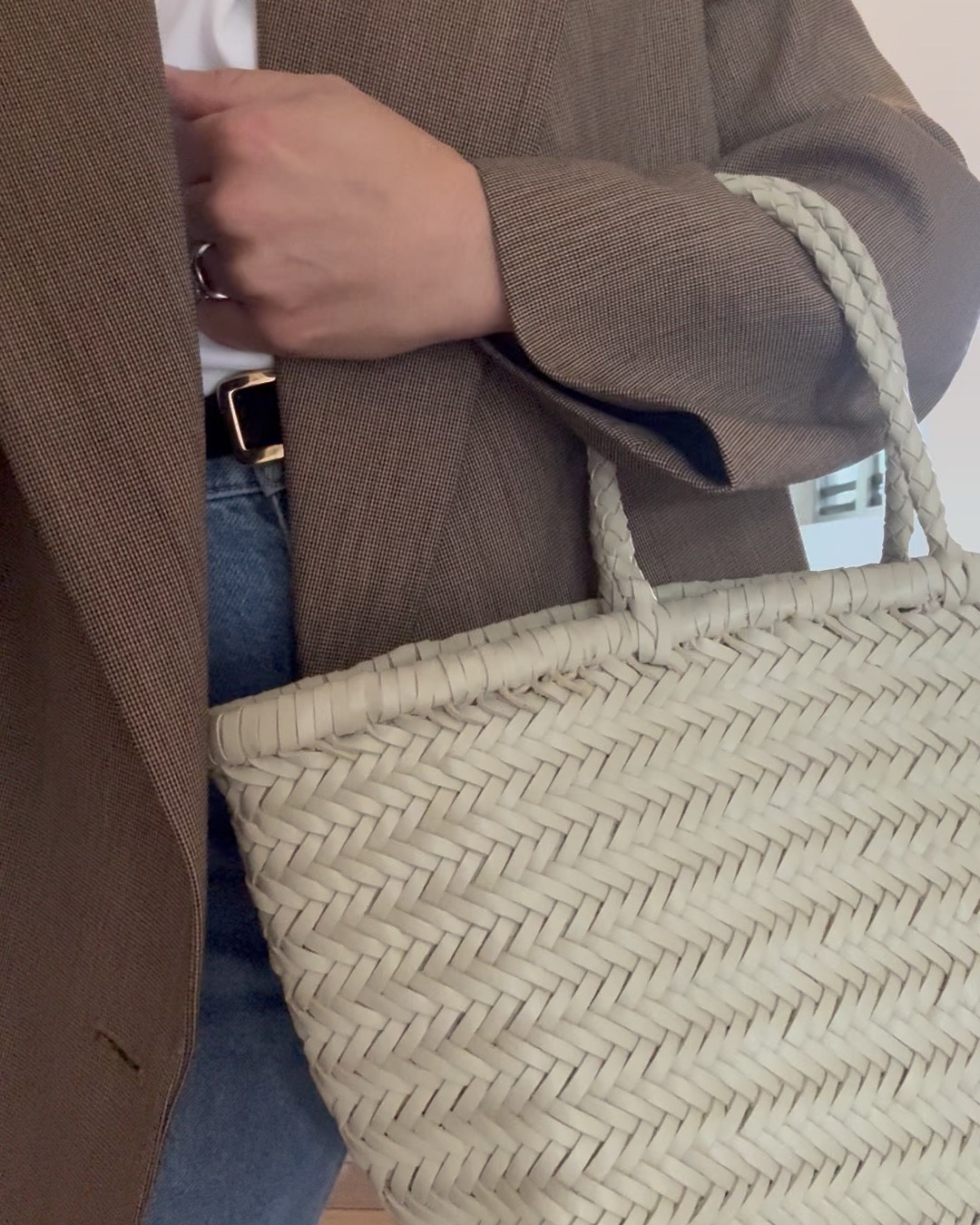 The Dragon Diffusion Bamboo Triple Jump in small ecru from Net A Porter. Dream bag, dream size, dream colour. #ad #netaporter 

#LTKautumn #LTKaustralia