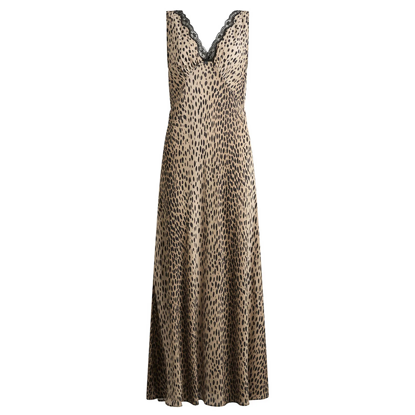 RIXO Women's Sandrine Dress Antelope Spot Black | END. Clothing