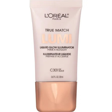 L'Oreal Paris True Match Lumi Liquid Glow Illuminator, C301 Ice, 0.67 fl oz, Ice C 301 | Walmart (US)
