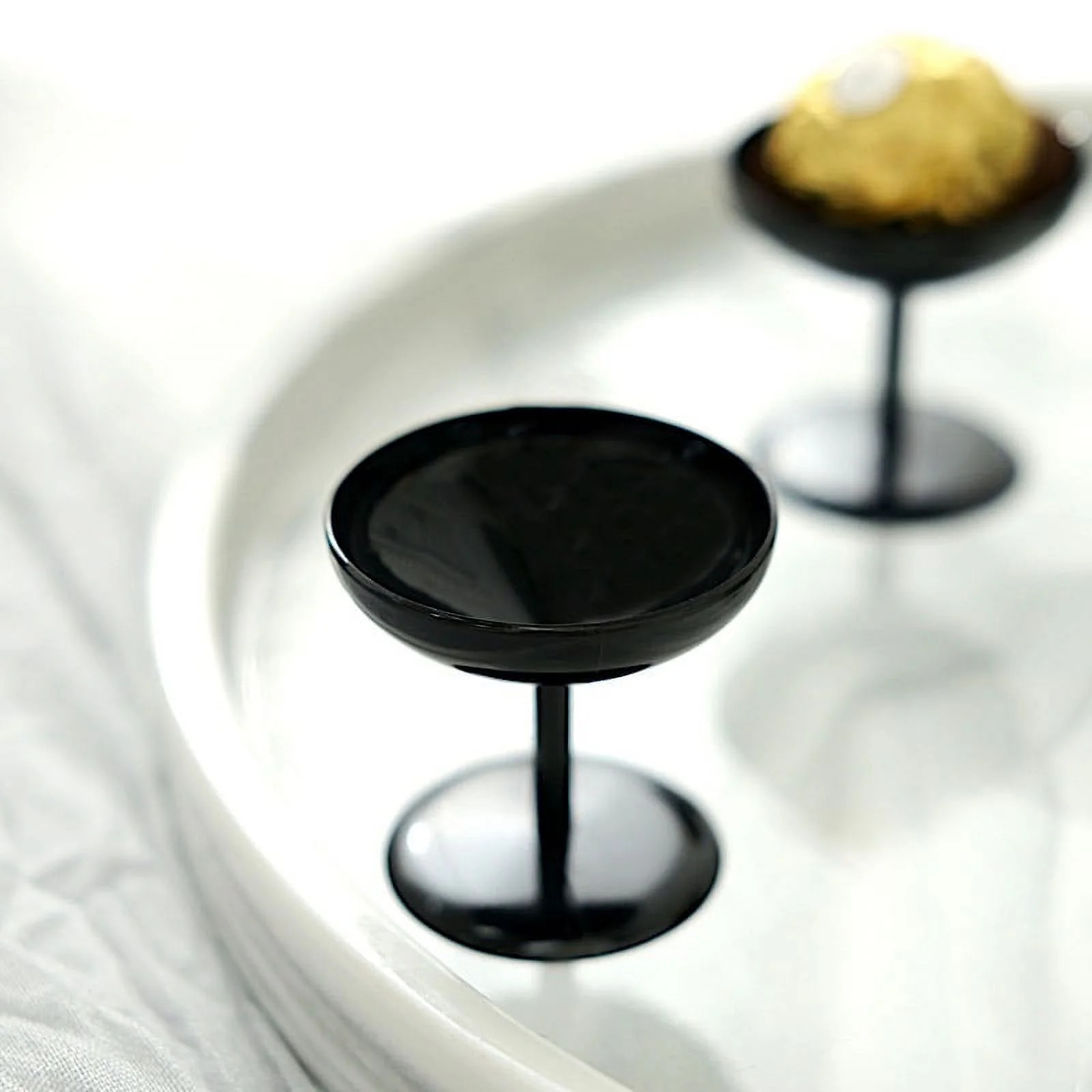 BalsaCircle 12 Black 2" Mini Champagne Dessert Cups Favor Holders - Walmart.com | Walmart (US)