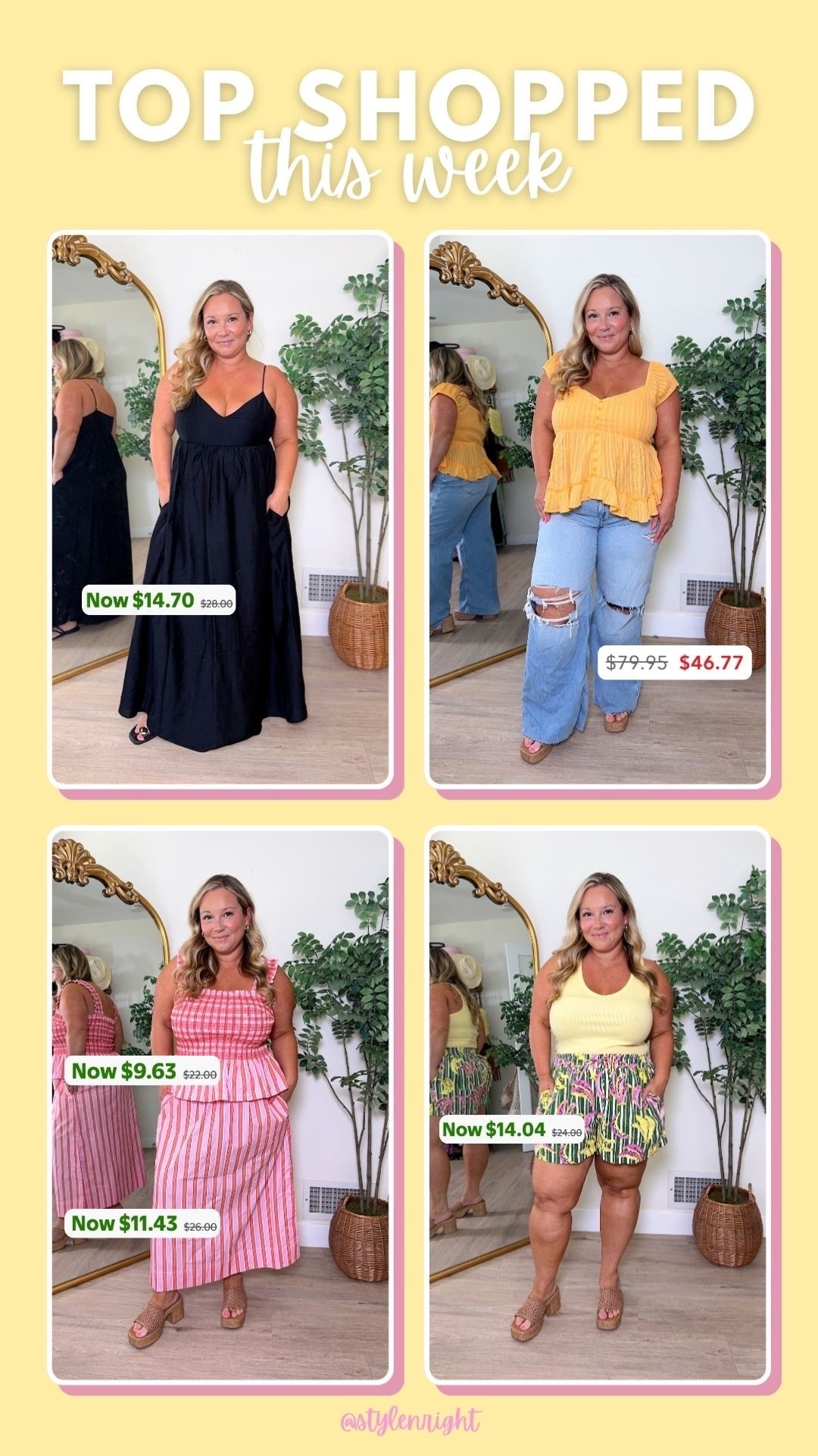 Top shopped of the week!!

Top sellers, finds under 100, Walmart, American Eagle, midsize fashion, Shelli Enright

#LTKootd #LTKSeasonal #LTKPetite