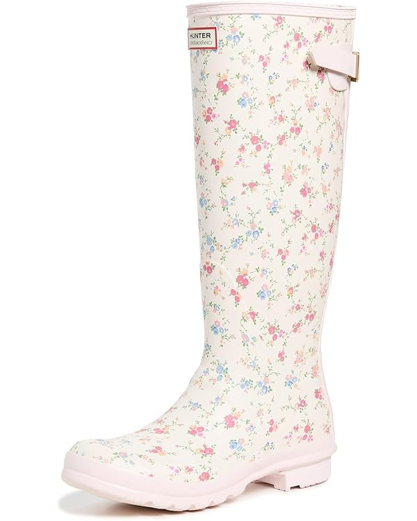 Hunter Boots Women's x LoveShackFancy Original Tall Back Adjustable Boots | Amazon (US)