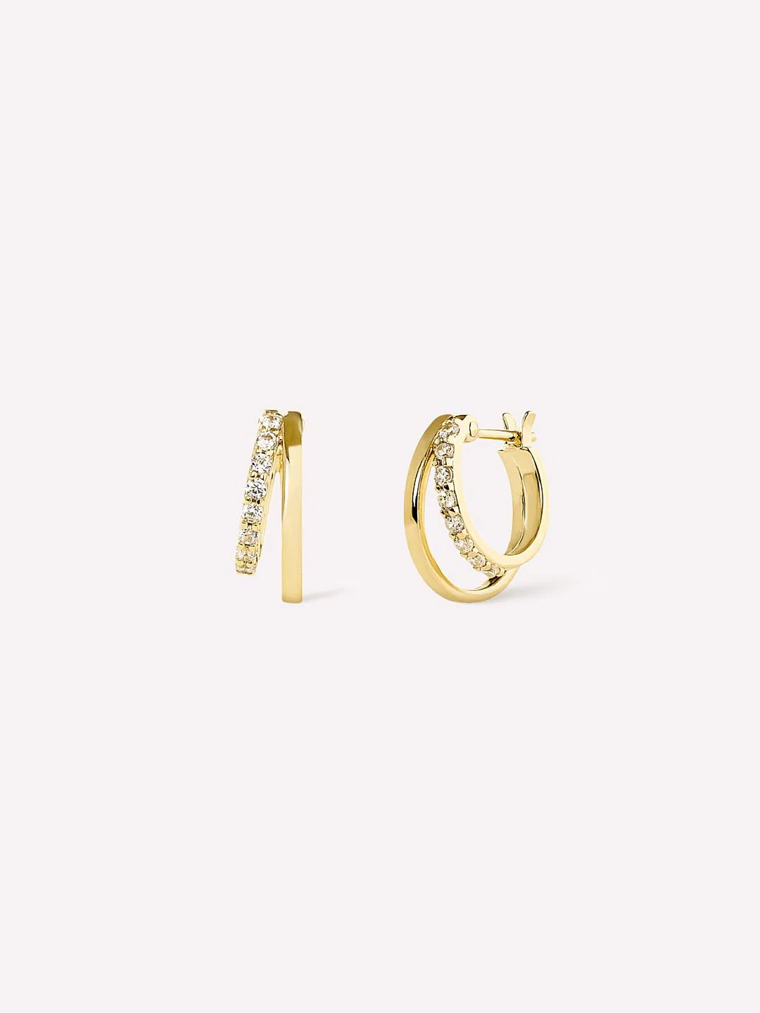 Double Hoop Earrings - Toda | Ana Luisa