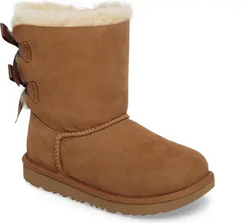 UGG® Kids' Bailey Bow II Water Resistant Genuine Shearling Boot | Nordstrom | Nordstrom