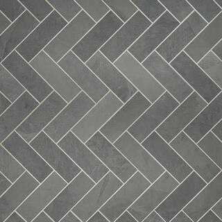 MSI Montauk Blue Slate Subway Tile 4 in. x 12 in., Floor and Wall (4.95 sq. ft./Case) SMONBLU412G... | The Home Depot