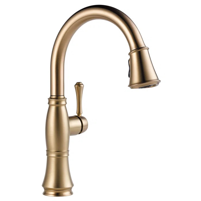 9197-CZ-DST Cassidy Pull Down Single Handle Kitchen Faucet with MagnaTite® Docking | Wayfair North America