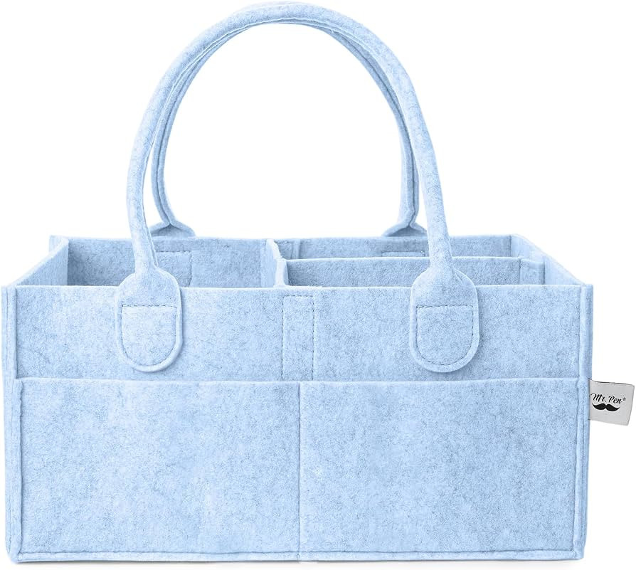 Mr. Pen- Baby Diaper Caddy Organizer, Sky Bliss | Amazon (US)