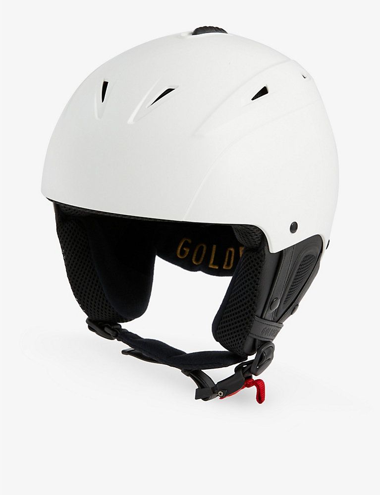 Khloe logo-debossed plastic ski helmet | Selfridges