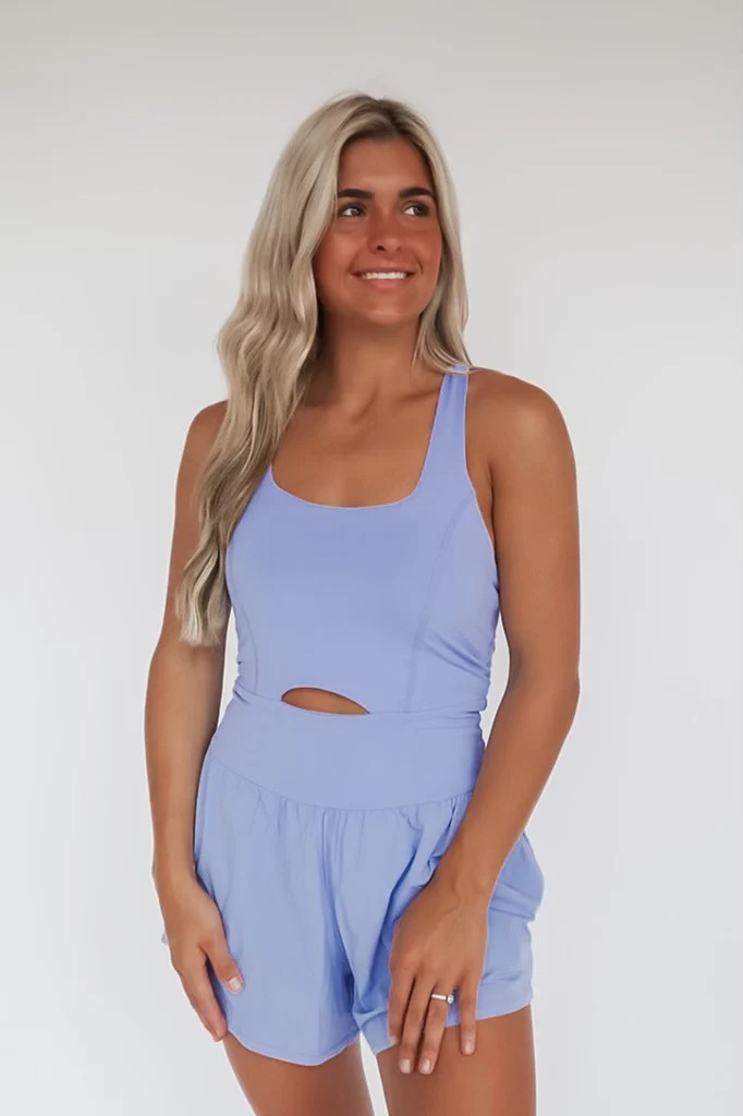 Callie Cutout Active Romper (FINAL SALE) | CK Squared Boutique