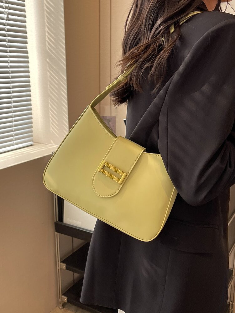 Hobo Tasche mit Metall Dekor, | SHEIN