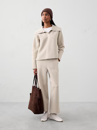 Knit Collared Sweatshirt | Banana Republic Factory