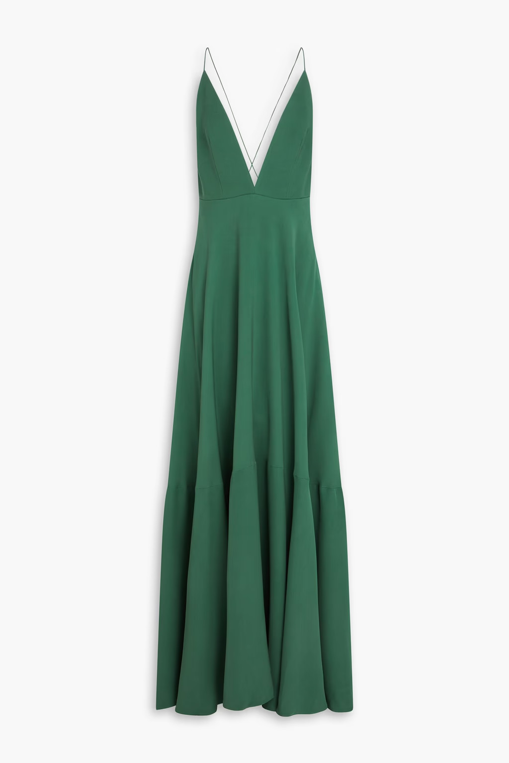 Silk-crepe maxi dress | The Outnet (APAC)