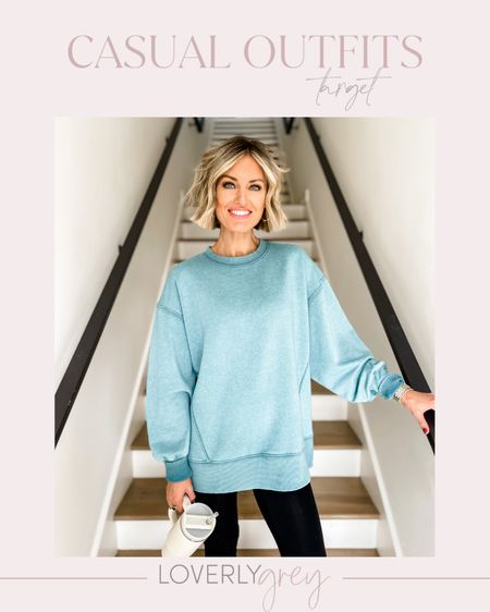 This crewneck is perfect to pair with leggings! I sized up to small! Perfect for a casual weekend look and it’s on sale!

Loverly Grey, causal outfit idea

#LTKstyletip #LTKsalealert #LTKSeasonal