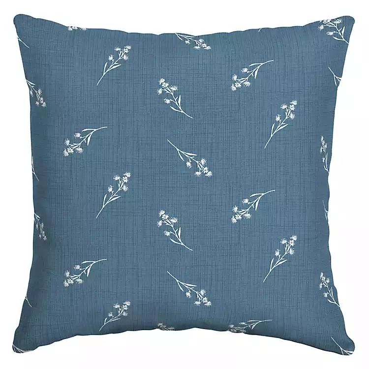 Blue Ditzy Floral Outdoor Pillow | Kirkland's Home