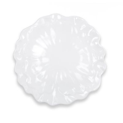 Q Squared Peony 16-Inch Round Serving Platter in White | Bed Bath & Beyond | Bed Bath & Beyond