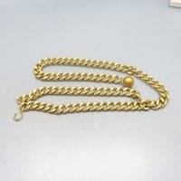 Matte Golden Link Belt, Vintage, Bold & Fun | Etsy (US)