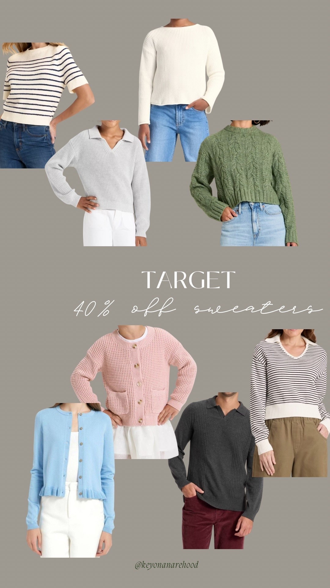 40% off sweaters 

@target #Targetstyle
@targetcircle

#LTKSaleAlert #LTKFindsUnder50 #LTKFamily