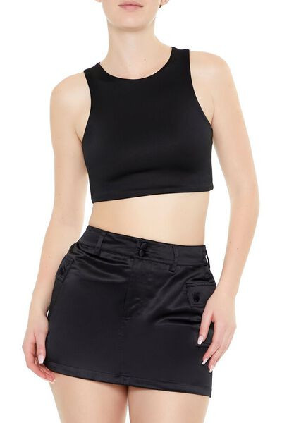 Contour Sculpt Cropped Tank Top | Forever 21