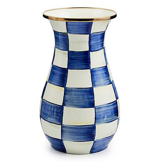 Royal Check Tall Vase | MacKenzie-Childs