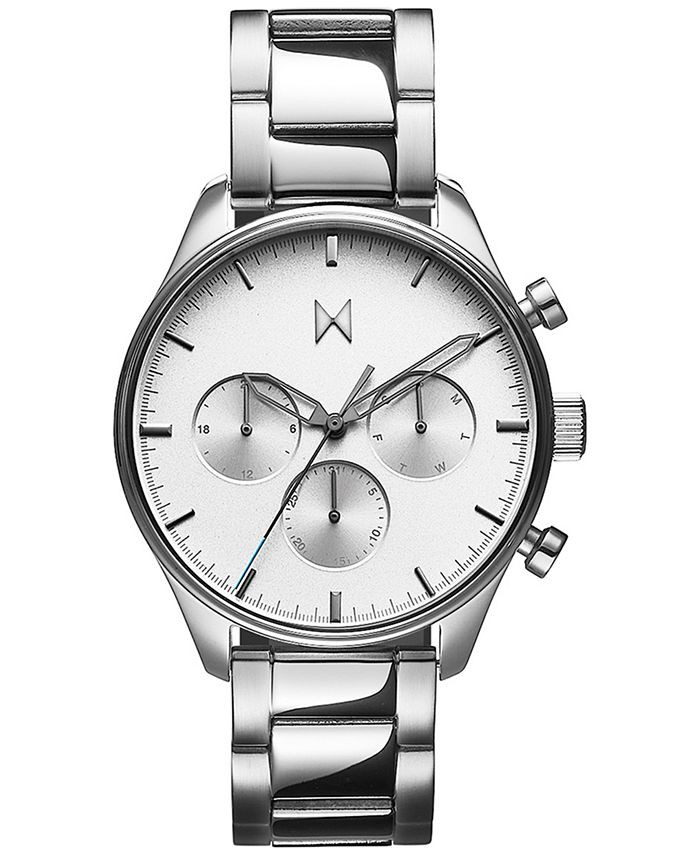 MVMT Men's Chronograph Airhawk Stainless Steel Bracelet Watch 42mm & Reviews - Macy's | Macys (US)