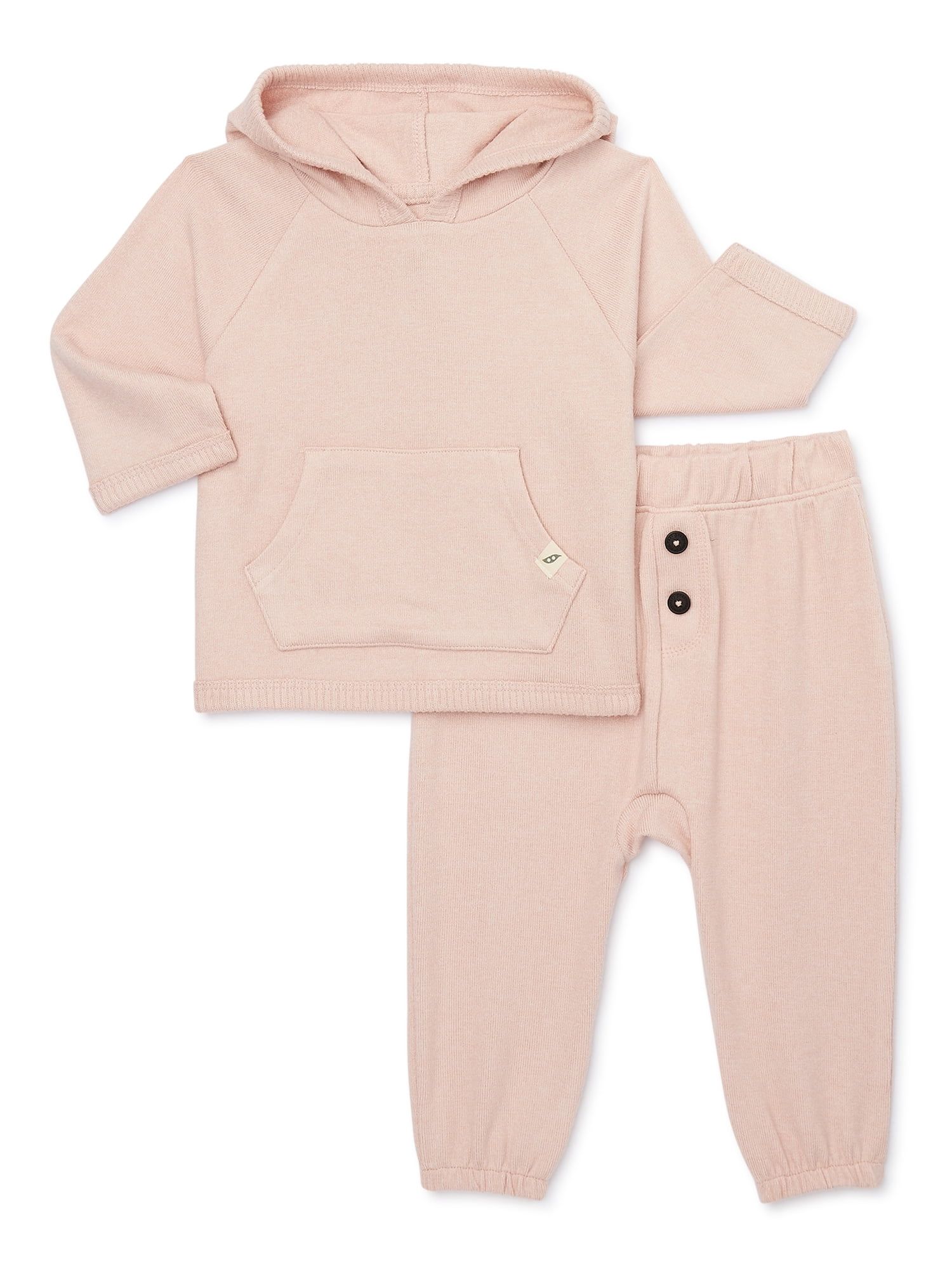 easy-peasy Baby Hoodie and Joggers Outfit Set, 2-Piece, Sizes 0M-24M | Walmart (US)