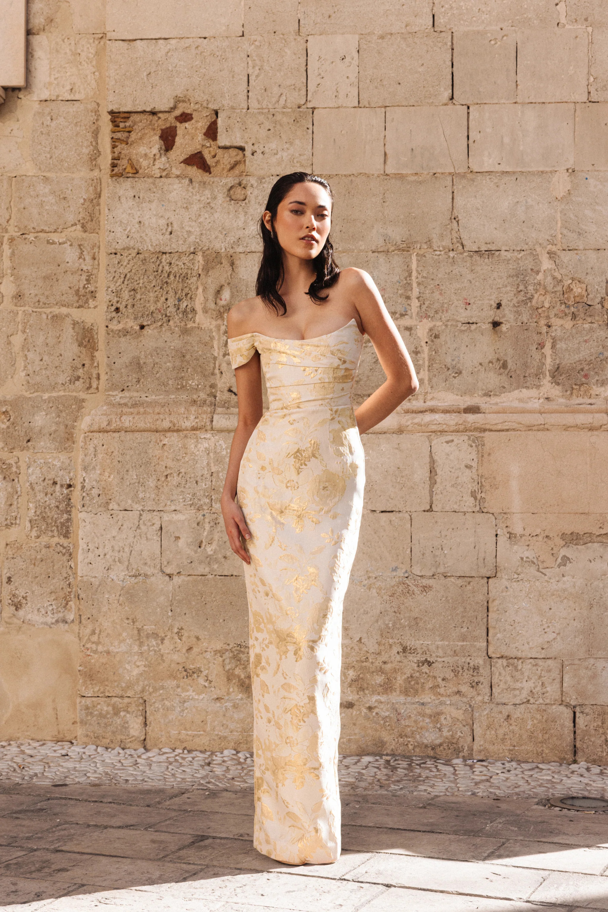 Jackson Jacquard Gown | Sau Lee